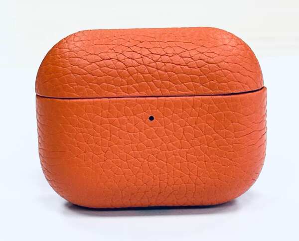 Compatível com AirPods Pro 3 Series AirPods couro genuíno textura jacaré capa protetora para fone Apple