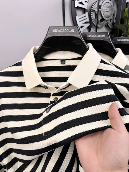 2025 Nova linha de luxo luxuoso homem de luxo pulseira curta pulseira POLO tendências de verão homens camisa de luxo