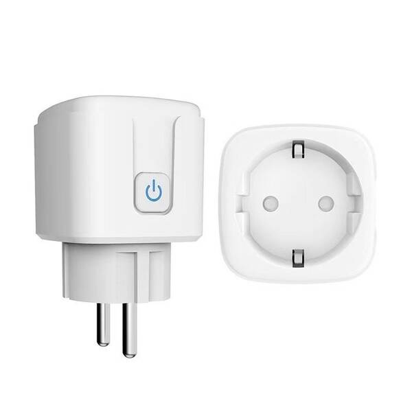 Matter Graphic Intelligent Plugin 16A Regulamento Europeu 20A WiFi controle remoto de voz Alexa