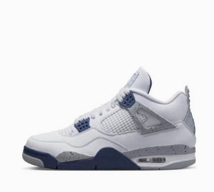 Sapato de Basquete Azul e Branco