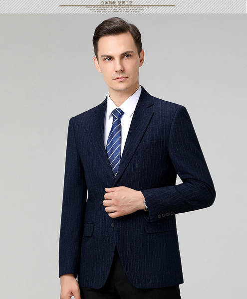 Terno de lã masculino outono inverno