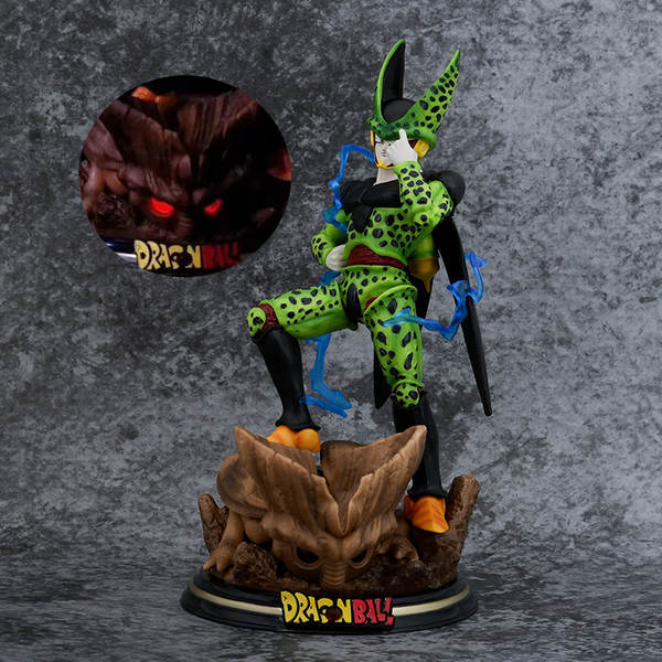 Série Dragon Ball Z T-Rex Vegeta Gohan Célula Trunks figura modelo com luz