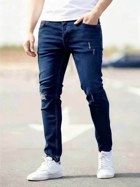 Calça Jeans Masculina Elástica