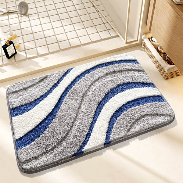 Tapete transfronteiriço de banheiro tapete de água porta de banheiro casa espessamento simples sala de estar criativa suave anti-deslizamento