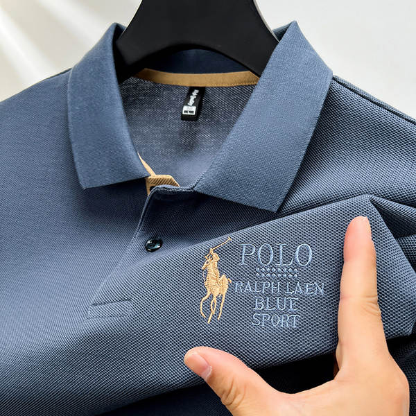 Camisa Polo Masculina de Algodão