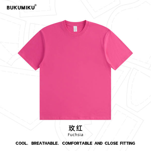 230 gramas de algodão puro de manga curta para homens T-shirt personalizado de cor pura Lonely indie logo cultura T-shirt
