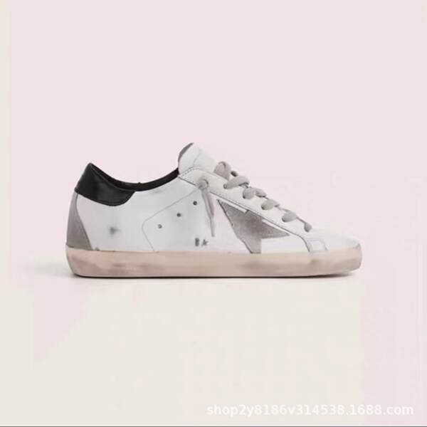 Sapato casual branco de couro