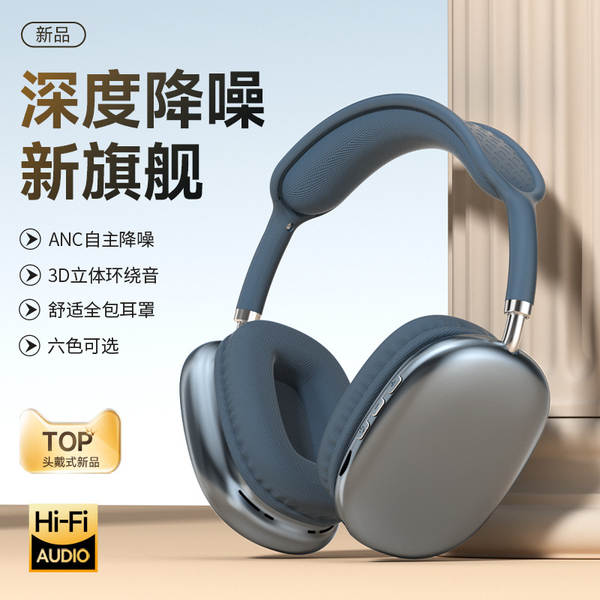 Fone de ouvido Bluetooth 6.0 com fones de ouvido Bluetooth