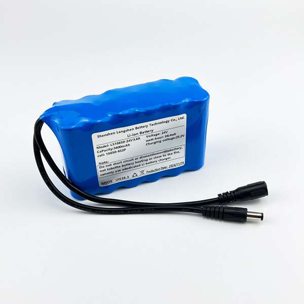 18650 bateria de lítio 24v5200mah bateria de grande capacidade de armazenamento de energia 18650 bateria de lítio triplo