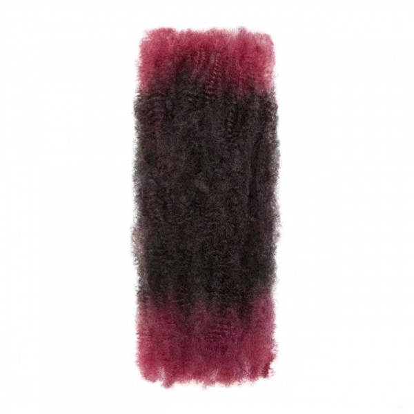 8 polegadas Afro kinky bulk cabelo cacheado para tranças de crochê cabelo humano volumoso pacote de fio