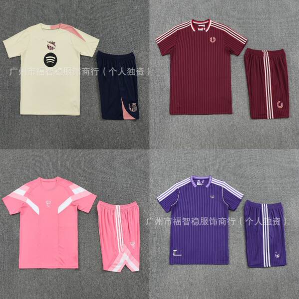 2627 Novo POLO Futebol Arsenal FC Barcelona X2627 T-Shirt Império Romano Mbay R Suíte de treinamento de luva curta