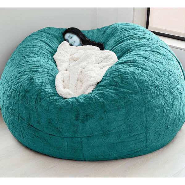 Capa sofá preguiçoso feijão saco puf almofada sofá-cama duplo pequeno sofá redondo requer enchimento próprio