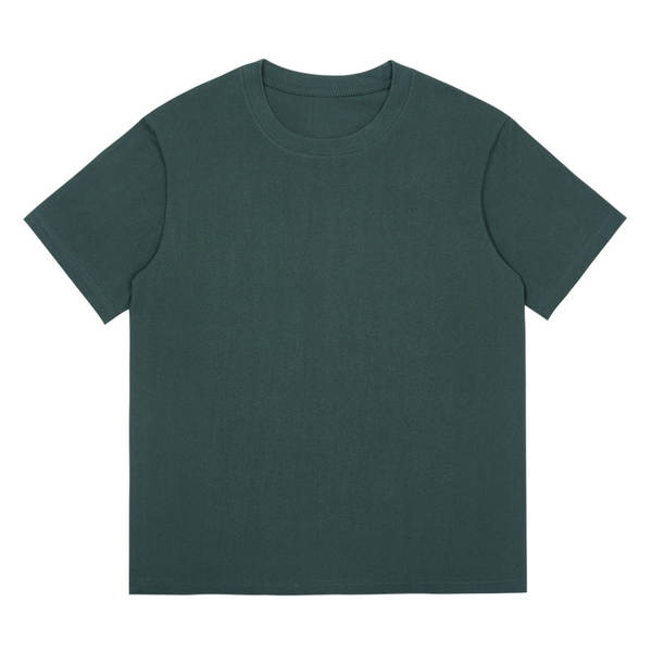 230 gr de corda T-shirt de pulseira curta para homens e mulheres vestido de verão peso pesado algodão puro relaxante roupa de banho pura vestido branco