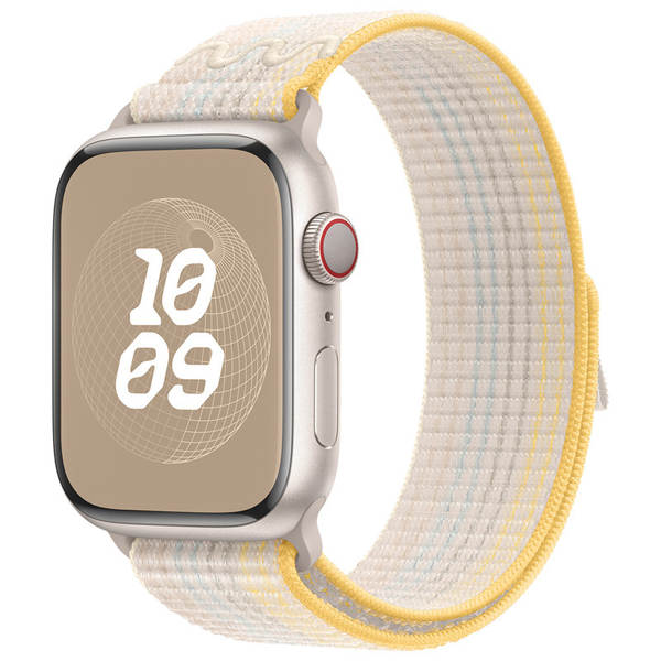 Compatível com apple watch 11 pulseira iwatch s10/9/8 nike nylon loop