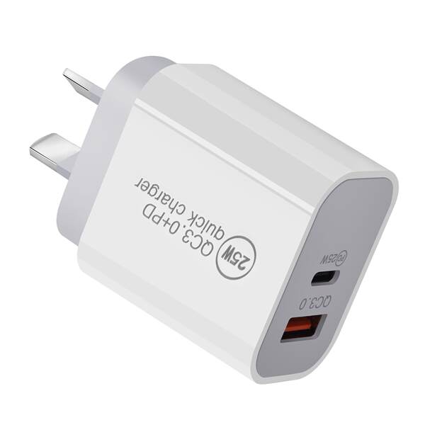 Carregador PD 20W Duplo Porte PD+QC3.0 Carregador Amazon SAA A+C Duplo Porte Carregador PD