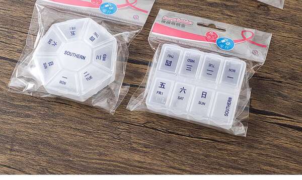 Caixa de Medicamentos Portátil 7 Dias