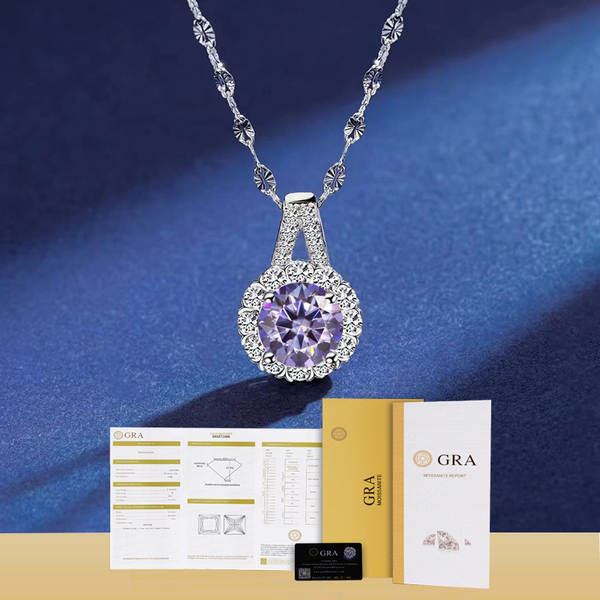 S925 Prata pura de 1 caráter colar de flores solares femininas ins gotejamento de água de alta qualidade moçambique pendurado design simplicidade de sobremesa