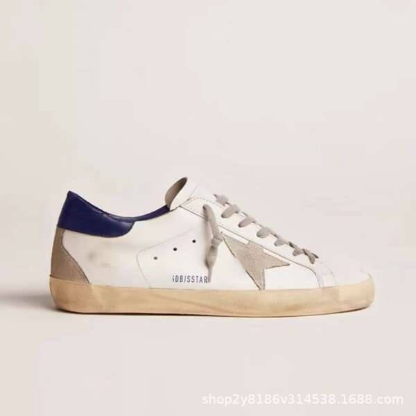 Sapato casual branco de couro