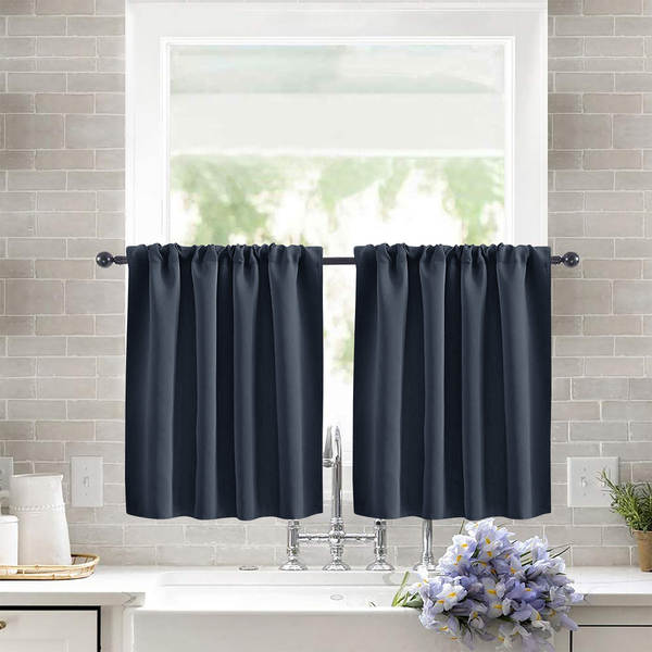 Novas cortinas transfronteiriças de cortinas curtas de alta precisão de cor pura cortinas de cozinha cortinas separadas cortinas de café