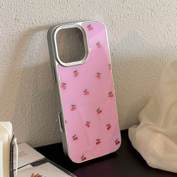 Capa de Celular com Desenho de Cereja