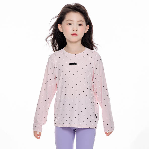 T-shirts de primavera e verão de 2025 para meninas e meninas