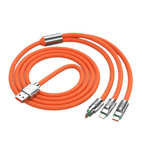 Cabo de Carregamento Rápido 120W para Apple e Android