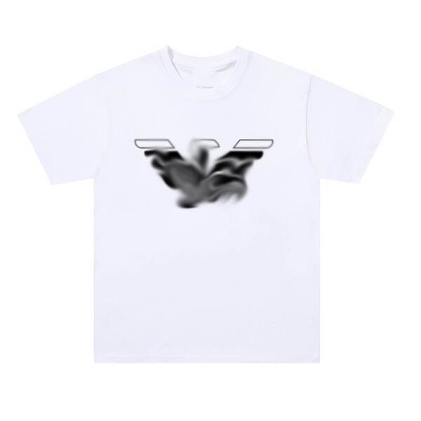Camiseta Masculina Curta de Algodão