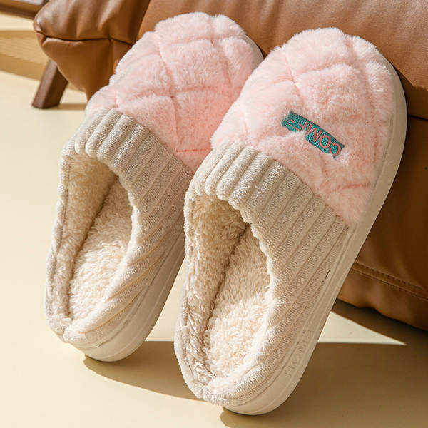 Chinelo de Felpa Quente para Mulher