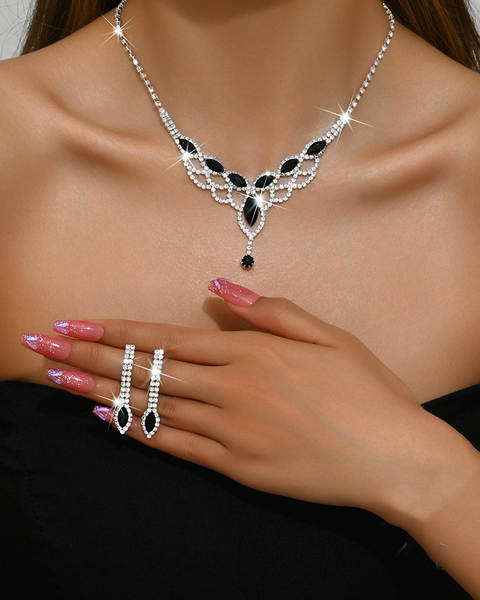 Preço especial!Joias europeias e norte-americanas de moda de alta qualidade de alta qualidade de joias de cristal