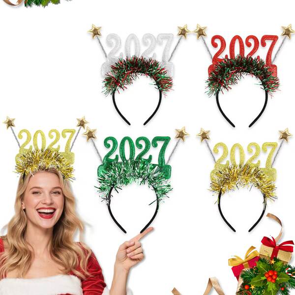 2027 Feliz Ano Novo Festa de Natal