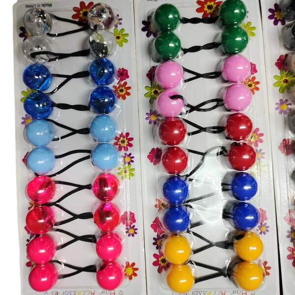 Pequenas meninas negras com corda de cabelo Kids hair balls corda de cabelo da África