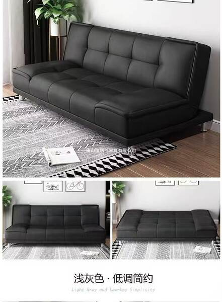 Cama de sofá dobrável de dois usos pequeno sala de estar quarto aluguer apartamento moderno sofá fácil gato penteado