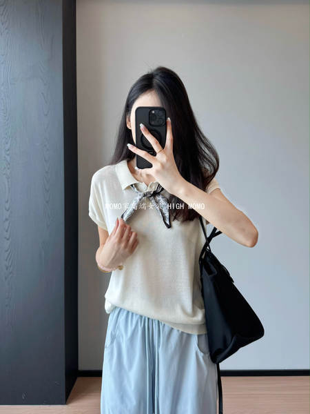 Camisa curta feminina de linho