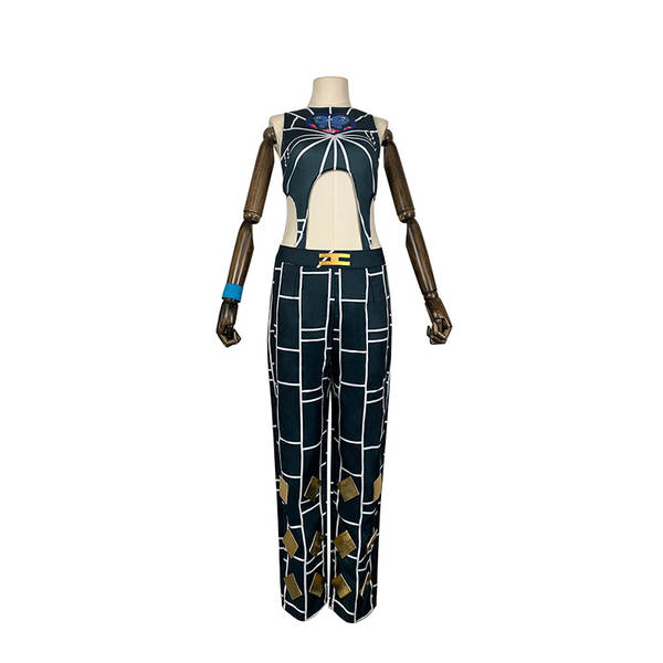 A fantástica roupa de aventura de Jojo é a roupa de prisão de Jojo.