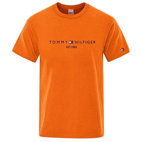 Hilfiger Pure Cotton T-Shirt de Verão Pure Cotton T-Shirt