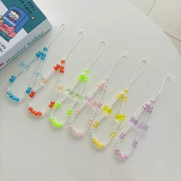 Pulseira de Contas Colorida