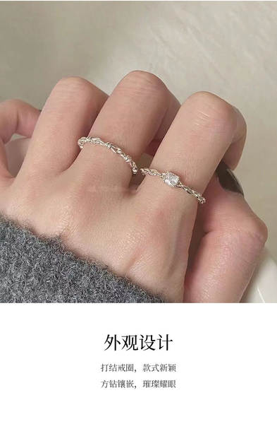 O anel de coroa coreana com anel de coroa pode ser ajustado com o anel de coroa.