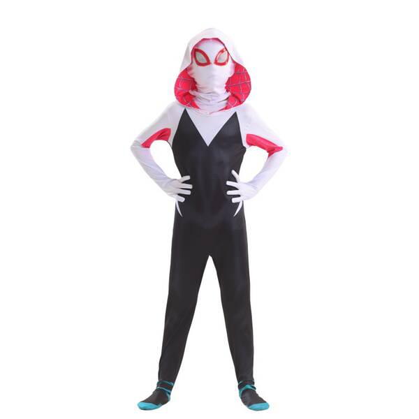 Homem-Aranha Vestido Herói Expedição Adulto Cosplay Vestido de Halloween Crianças Miles Vestido de Corpo
