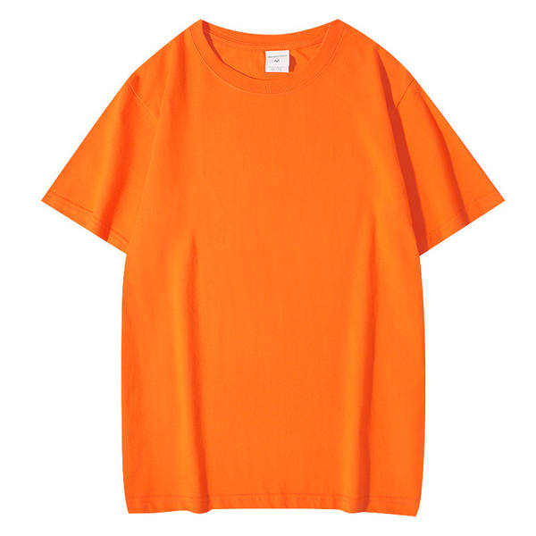 220 gramas de algodão puro T-shirt homem e mulher impressão de logotipo T-shirt vazio T-shirt personalizado de mangas curtas T-shirt cultural T-shirt