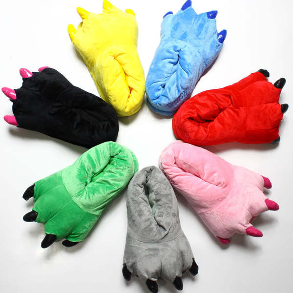 Chinelo de Pelúcia Animal