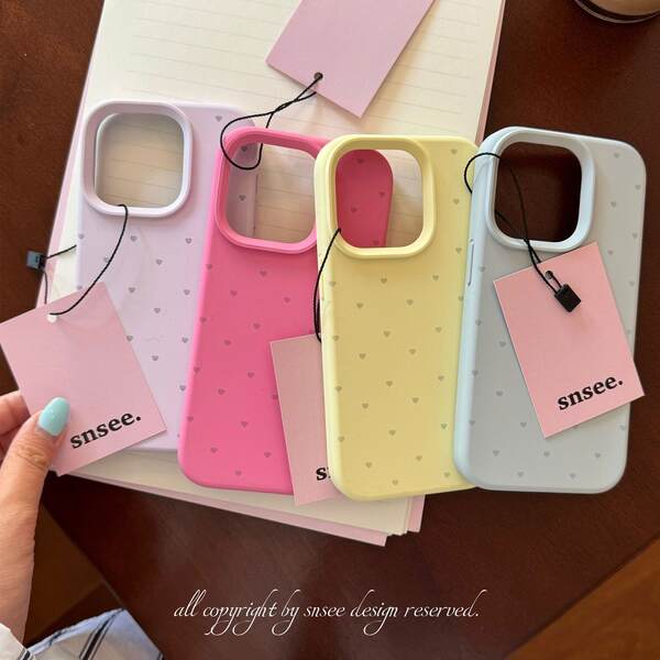 Silicone líquido cor pura amor Apple 17 telemóvel casca para iPhone 14promax novo anti-queda 13 menina