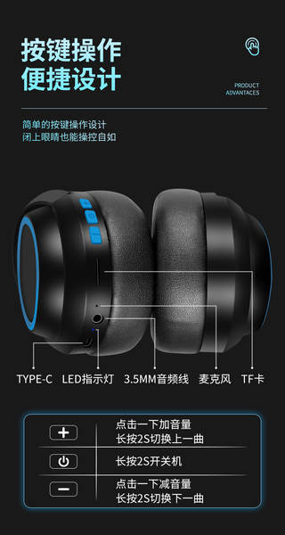 Bluetooth Factory Headphone sem fio