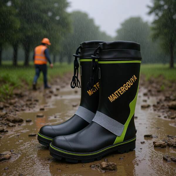 Bota de borracha para chuva