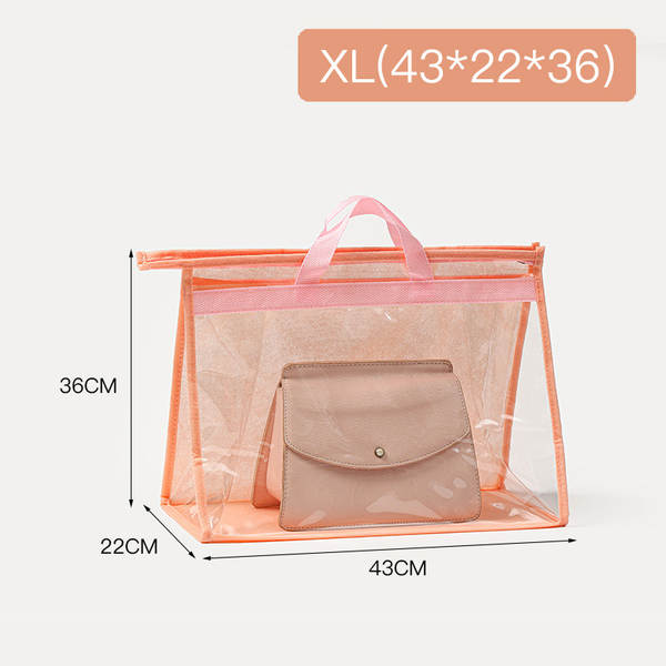 Saco de armazenamento de sacolas de alta capacidade do guarda-roupa suspenso de lixo de armazenamento do saco de armazenamento do PVC visível do saco de poeira