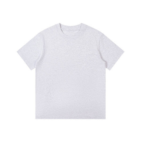 230 gr de corda T-shirt de pulseira curta para homens e mulheres vestido de verão peso pesado algodão puro relaxante roupa de banho pura vestido branco
