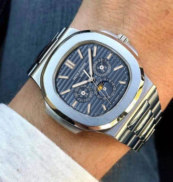 Relógio Automático Masculino PP Nautilus - Viral no TikTok, Luminoso e À Prova d'Água