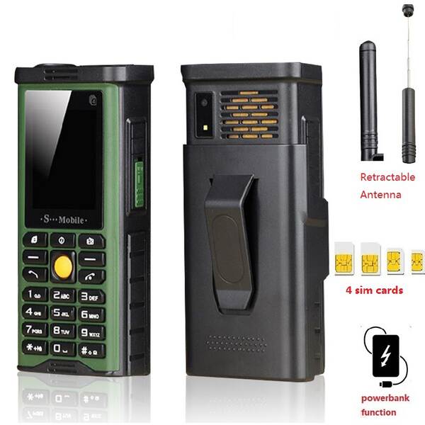 Externas telecomunicações telefônicas de quatro cartões de espera para o capitão poder elevar o sinal da antena forte transfronteiriço comércio exterior teclado função máquina