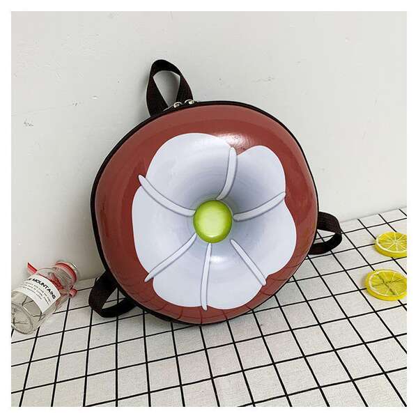 Cartão de criança novo desenho animado doce doce dois ombros mochila jardim de infância menino menina luz arco-íris mochila criativa