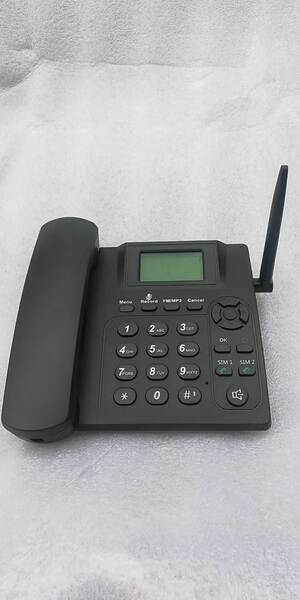 F317 Comércio Exterior 2G Sem Fio Fixo GSM Telemóvel Plug-in Telemóvel Duas Cartas Gravação FM Rádio Idoso