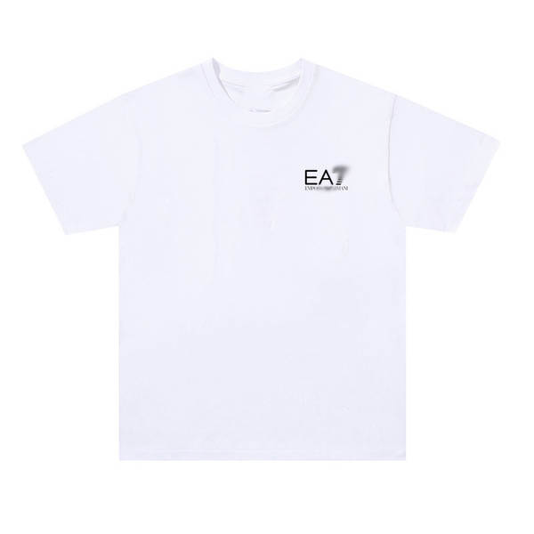 Camiseta Masculina Curta de Algodão